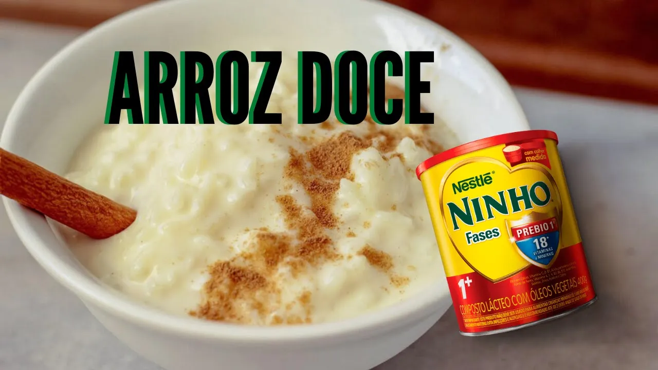 Arroz Doce Cremoso com Leite Ninho | Receita Fácil de Arroz Doce #103