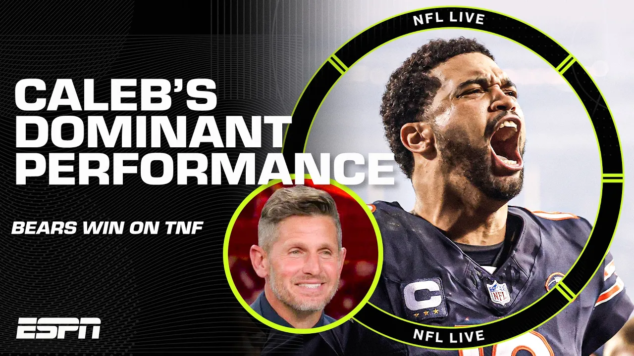 ‘That looked like young Aaron Rodgers’ 🔥 Dan O on Caleb Williams’ TNF performance | NFL Live