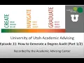 Generate Degree Audit