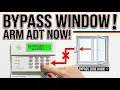 Arm Your ADT Security System with a Window Open--Bypass Hack