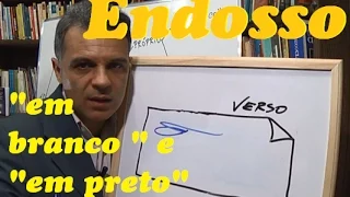 Endosso "em branco" e "em preto" - É isso!