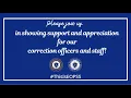 National Correctional Officer and Employee Appreciation Week