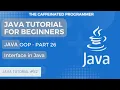 Java Interface Implements Keyword Java Tutorial for Beginners