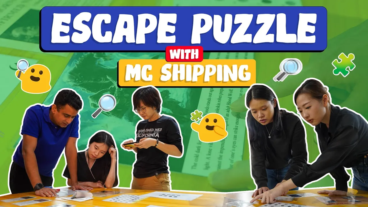 MC Shipping at their FunEmpire Escape Puzzle session