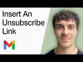 How To Insert An Unsubscribe Link In Gmail Track Who Unsubscribed To Your Emails Full 2025 Guide