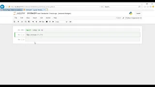 How to initialize a numpy array with a range