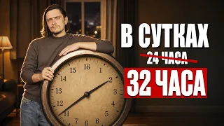 ЧТО ЕСЛИ В СУТКАХ БУДЕТ 32 ЧАСА НА МЕСЯЦ? | Проверил на себе, эксперимент