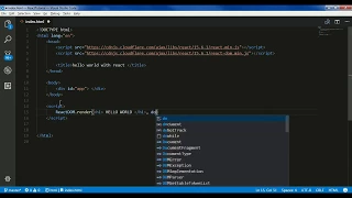 Hello World - React Js