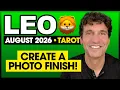 Leo Create a Photo Finish August 2026 Monthly Tarot