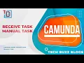 Camunda BPMN - Receive Task Manual Task TECH BUZZ BLOGS