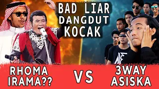 kocak battle lagu2 viral x raja dangdut part 2 3way asiska cover
