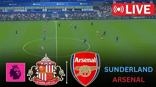Sunderland Vs Arsenal LIVE Premier League 2025 26 Full Match Watch Along EFootball Match 