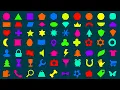 Learn 100 Basic Shapes for Kids Toddlers Shapes Song and Vocabulary freeforlearn