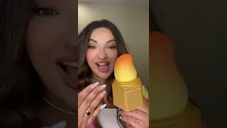 TRYING VIRAL MANGO ICECREAM جربتوها شهيتي او لا Thebertilicious Viralicecream Mangoicecream 
