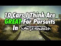 10 Cars I Think Are GREAT For Pursuits In NFS Most Wanted