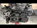 How to replace the serpentine or drive belt Toyota Camry 2 4 2AZ-FE engine Years 2002 to 2009