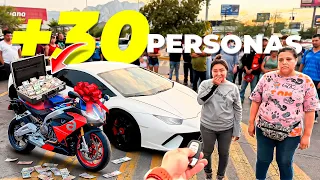 EL PRIMERO EN MOVER MI LAMBORGHINI SE GANA UNA MOTO || ALFREDO VALENZUELA