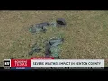 Severe weather impact in Denton County