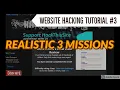 HACK THIS SITE REALISTIC 3 MISSION WEBSITE HACKING TUTORIAL Techno Ayan