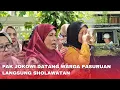Lagu Warga Langsung Sholawatan Ketemu Pak Jokowi 