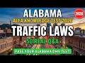 Alabama DMV Traffic Laws Practice Test 2026 50 Must-Know Permit Test Questions