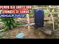 Lagu Pompa air gratis dan otomatis mengalir terus, Pompa air sumur,free water pump,ide kreatif