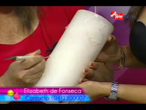 Aprenda a realizar velas navideñas