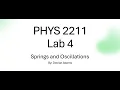 PHYS 2211 Lab 4 Declan Adams