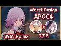 Download Lagu 4 Cost The Herta DESTROY Pollux boss! | NEW Apocalyptic Shadow 4 Archer \u0026 Herta Ft. E6 Evernight run