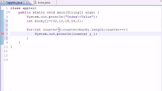 Java Programming Tutorial 28 Creating an Array Table