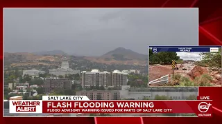 LIVE Flood warning issued for Salt Lake City