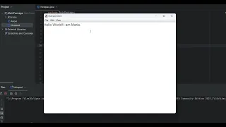Notepad Clone Java Swing - Demo