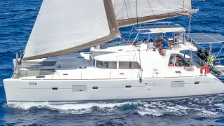 Listen to the bulkheads on this Lagoon Catamaran…