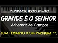 Download Lagu 🎤 Grande é o Senhor (PLAYBACK LEGENDADO no Piano - TOM FEMININO “F”) by Niel Nascimento