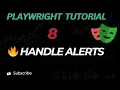 Playwright Tutorial Handle Alerts Confirms in Playwright Step-by-Step