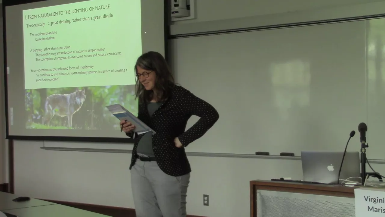 Virginie Maris (CNRS), “Another ‘Great Divide’ - Rethinking Wild Nature in a Human-Dominated World”