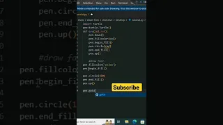 Emoji using Turtle Graphic In python