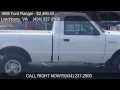 1998 Ford Ranger for sale in Lynchburg VA 24502 at DNX Mot