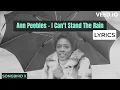 Ann Peebles - I Can't Stand The Rain (Lyrics)