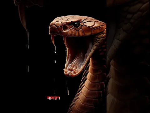 কিং কোবরা সাপের বিষ ধারন ক্ষমতা  কত? #snake #shorts #kingcobra #viral #nature