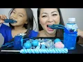 Download Lagu BLUE CANDY Party Cable Mukbang | N.E Let's Eat