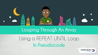 Looping through an array using a REPEAT UNTIL loop in Pseudocode