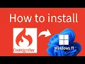 How to install and create CodeIgniter project on Windows