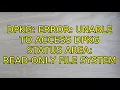 Ubuntu dpkg error unable to access dpkg status area Read-only file system 3 Solutions