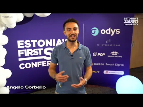 SEO Estonia 2023 Feedback - Angelo Sorbello