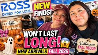 Ross Dress For Less NEW FINDS WON T LAST LONG New Arrivals Fall 2026 Halloween Fall Finds Ross