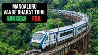 Mangaluru Vande Bharat Trial: SUCCESS or Fail❓ #vandebharatexpress #trainvideo