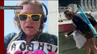 Woman faces felony charges in World War II Memorial vandalism NBC4 Washington