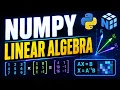 Linear Algebra with NumPy for Beginners