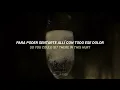 Taylor Swift - champagne problems (official lyric video) | Español & English